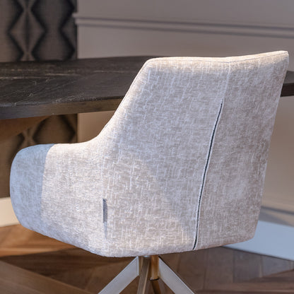 Eetkamerstoel Lisonne | Beige Chenille