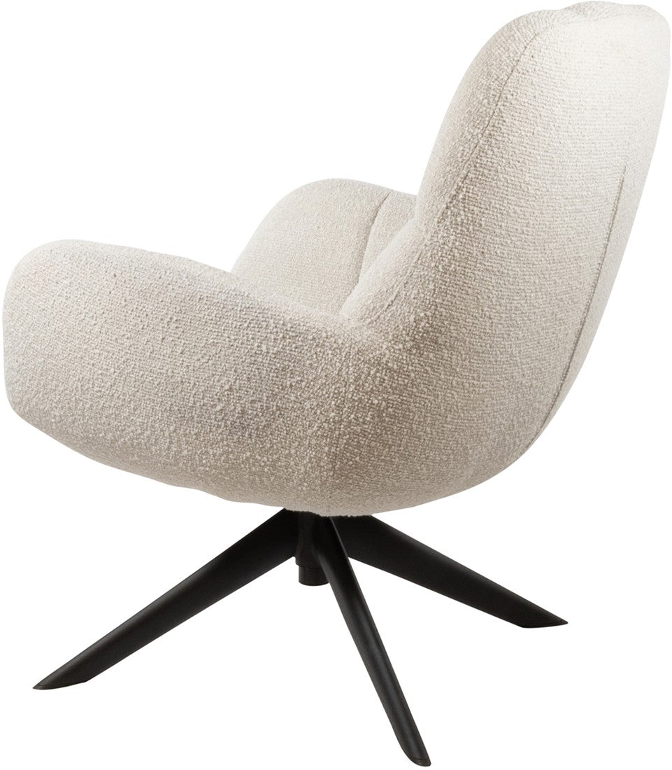 Draaifauteuil Elvis | Naturel Bouclé