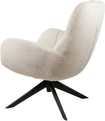 Draaifauteuil Elvis | Naturel Bouclé