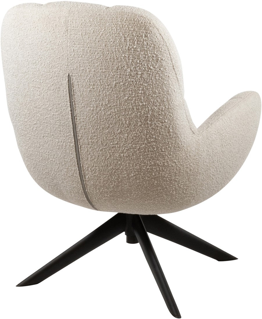 Draaifauteuil Elvis | Naturel Bouclé