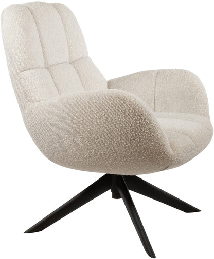 Draaifauteuil Elvis | Naturel Bouclé