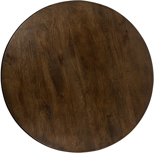 Bijzettafel Jumbo mangohout walnoot, detail van het materiaal