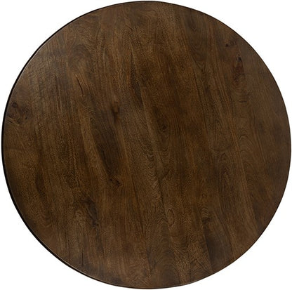 Bijzettafel Jumbo mangohout walnoot, detail van het materiaal