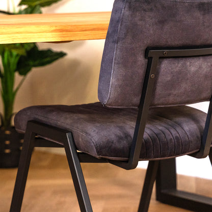 Eetkamerstoel Savio | Goldy Antraciet