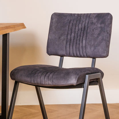 Eetkamerstoel Savio | Goldy Antraciet