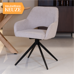 Eetkamerstoel Evi | Naturel Bouclé