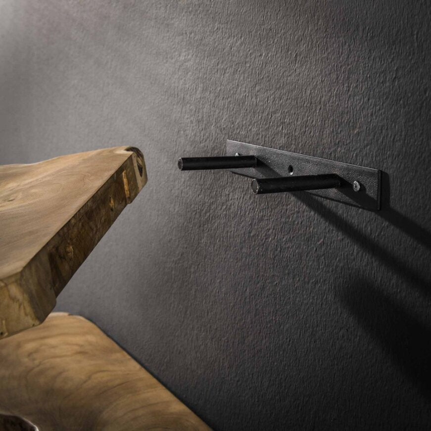 Wandschap Page | Set van 3 | Naturel Teakhout