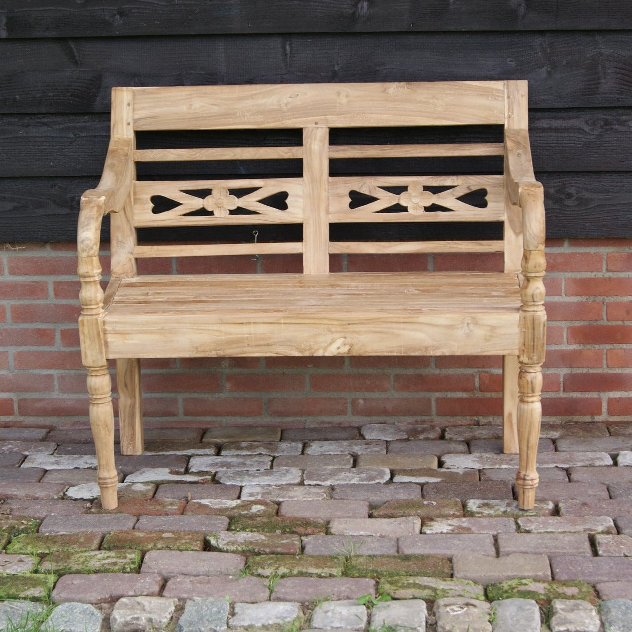 Tuinbank Station | Naturel Teakhout