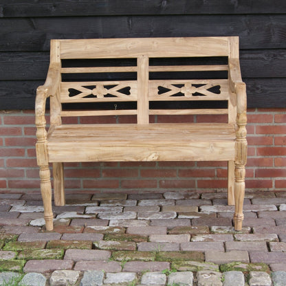 Tuinbank Station | Naturel Teakhout