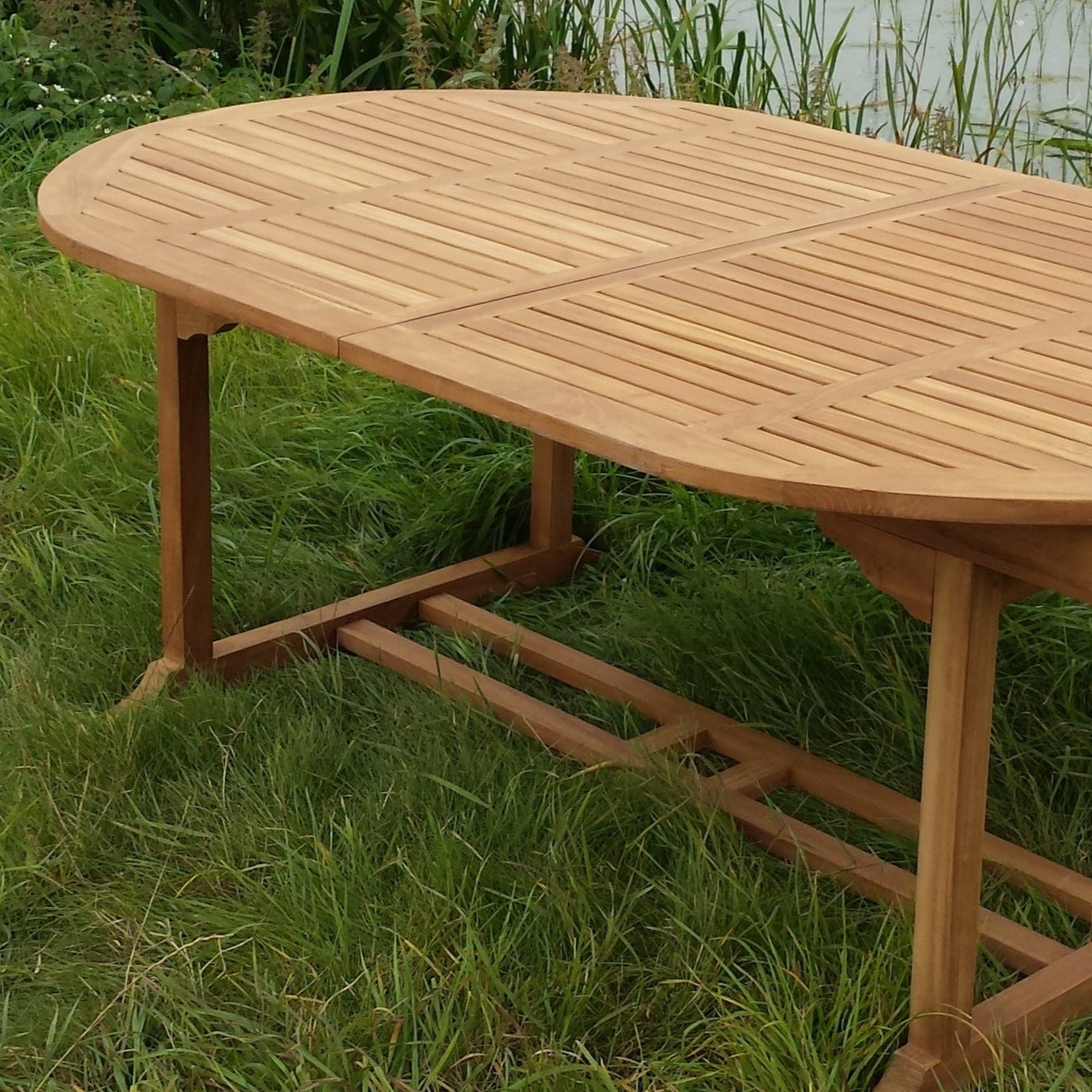 Tuintafel Extension | Ovaal | Naturel Teakhout