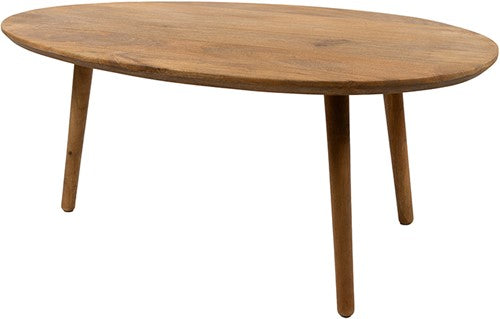 Salontafel Hamburg | Ovaal | Smooth Naturel | 98cm