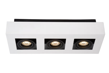 Plafondspot Xirax | LED Dim to warm | Wit Metaal