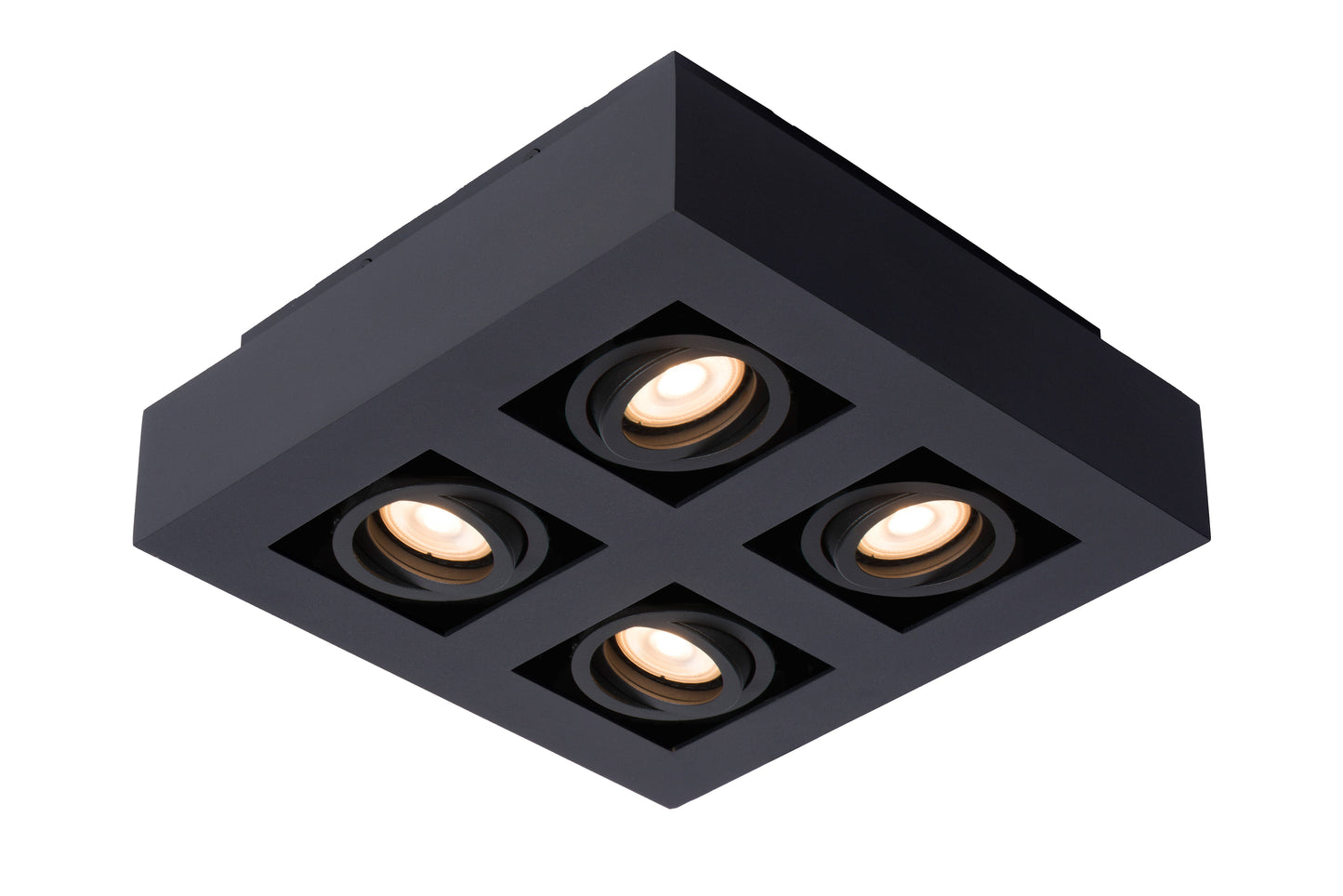 Plafondspot Xirax | LED Dim to warm | Zwart Metaal