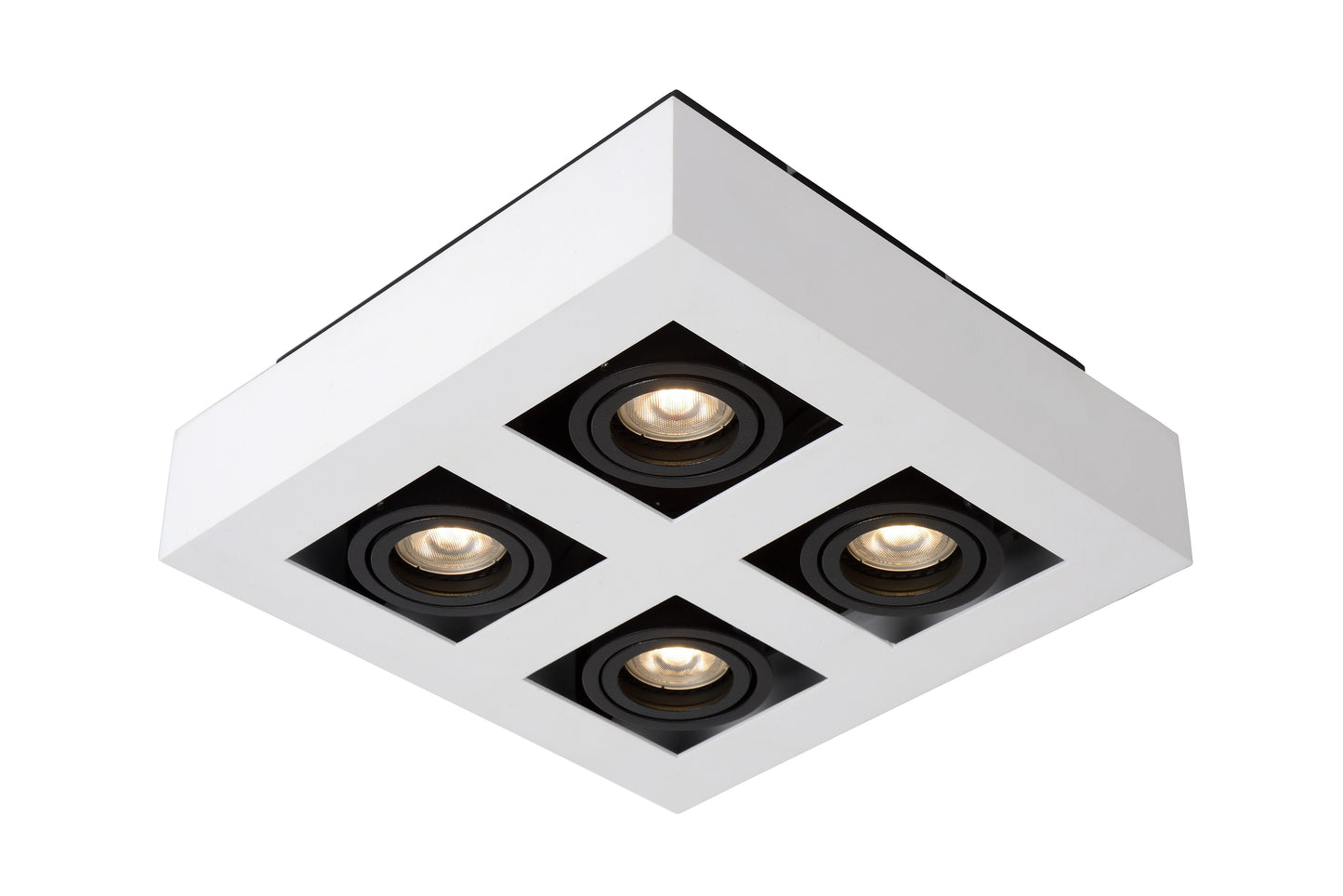 Plafondspot Xirax | LED Dim to warm | Wit Metaal