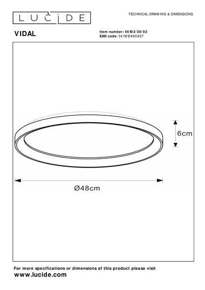 Plafonnière Vidal | Ø | Goud