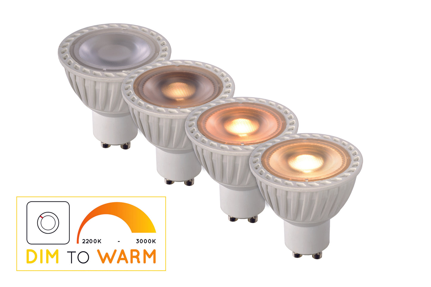 Lichtbron MR16 | LED Dimbaar to Warm | Ø5 | Wit
