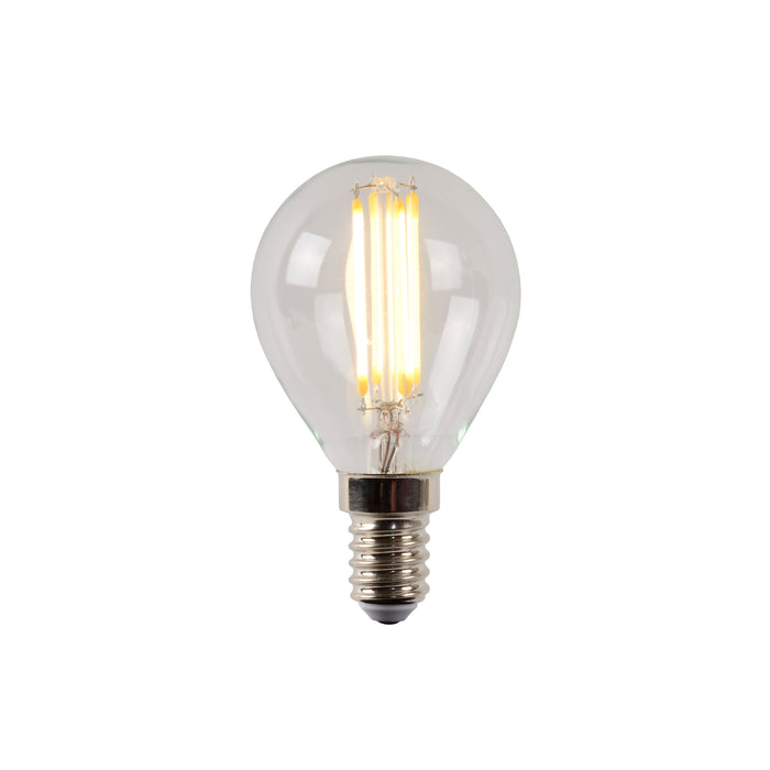 Lichtbron P45 | LED Dimbaar | E14 | Ø4,5 | Transparant Glas