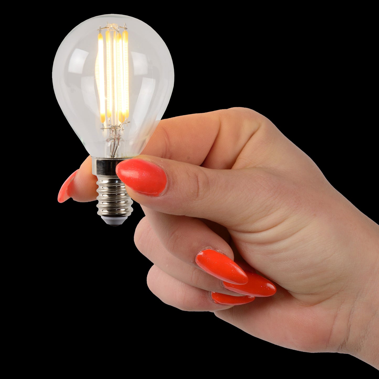 Lichtbron P45 | LED Dimbaar | E14 | Ø4,5 | Transparant Glas