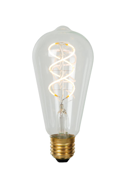 Lichtbron ST64 | LED Dimbaar | Filament Bol Ø6,4 | Transparant Glas