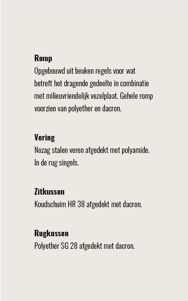 Modulaire Elementenbank Amber (Stel zelf samen) — productinformatie