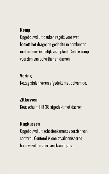 Modulaire Elementenbank Danique (Stel zelf samen) — productinformatie