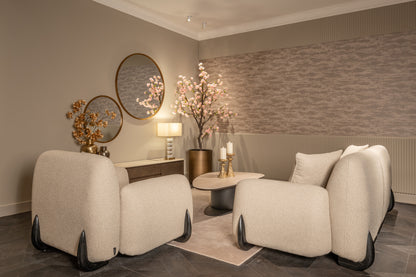 Salontafel Ritz zwart metaal in een interieur