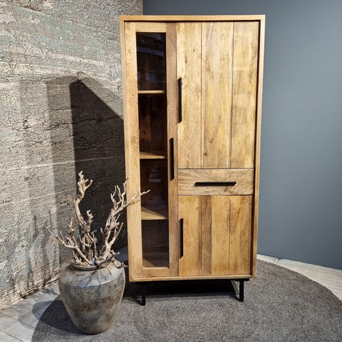 Opbergkast Jayden | Mangohout | 85cm