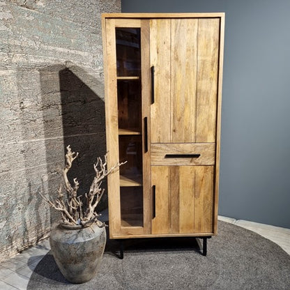 Opbergkast Jayden | Mangohout | 85cm