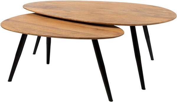Salontafel Kassel | Organisch | Smooth Natural — Vooraanzicht - witfoto