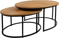 Salontafel Leipzig | Mangohout Ovaal