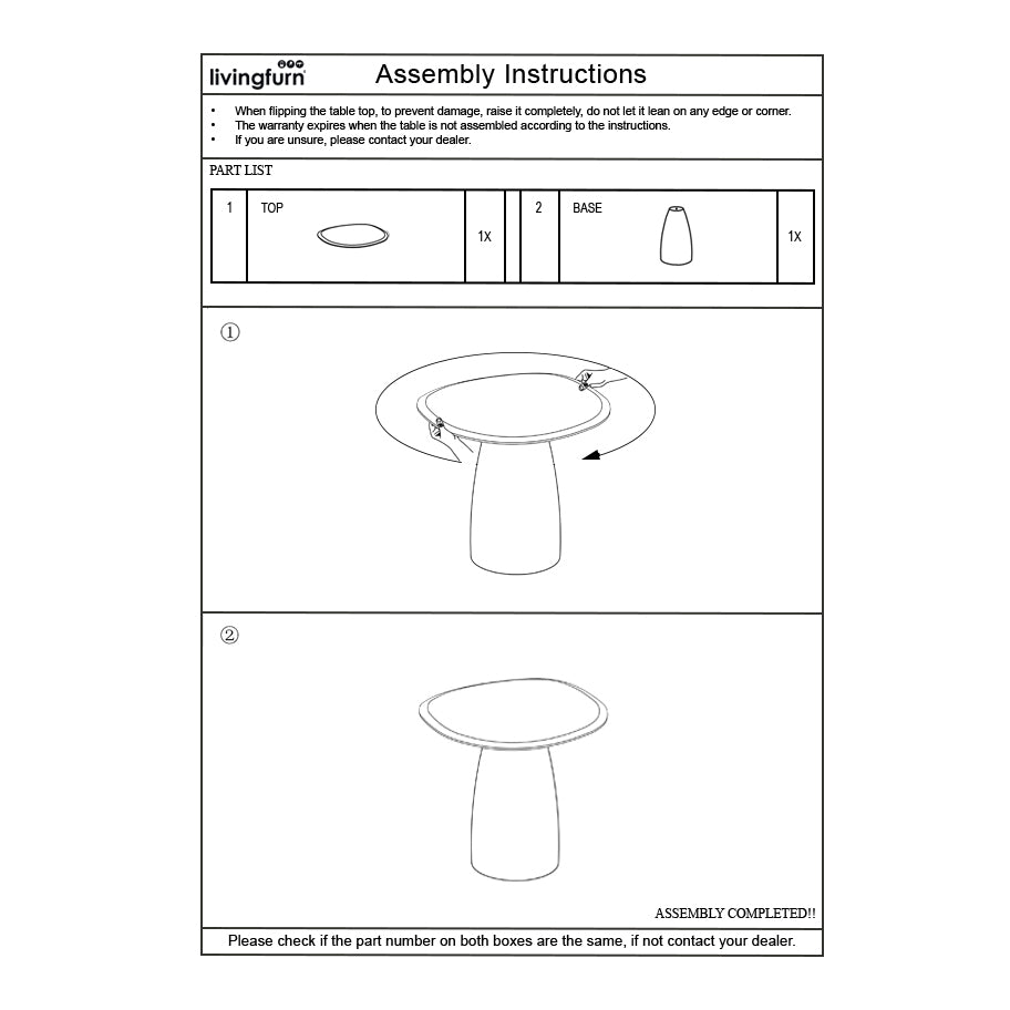 Salontafel Marron | Bruin Mangohout