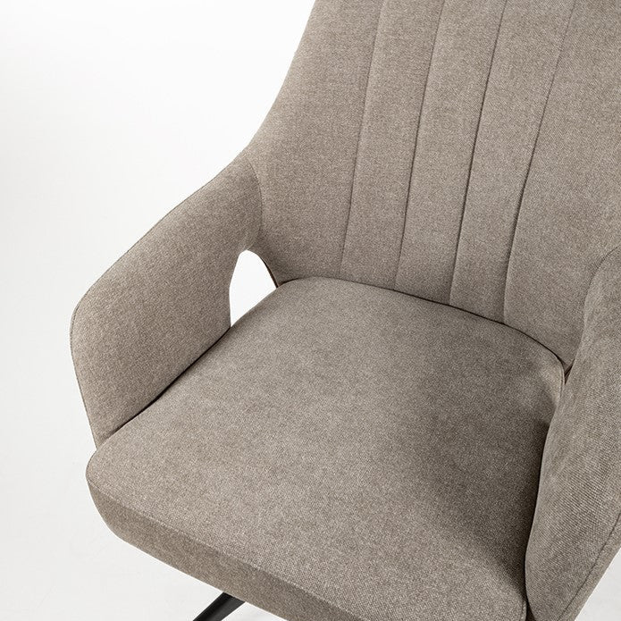 Eetkamerstoel Marley | Grijs Stof