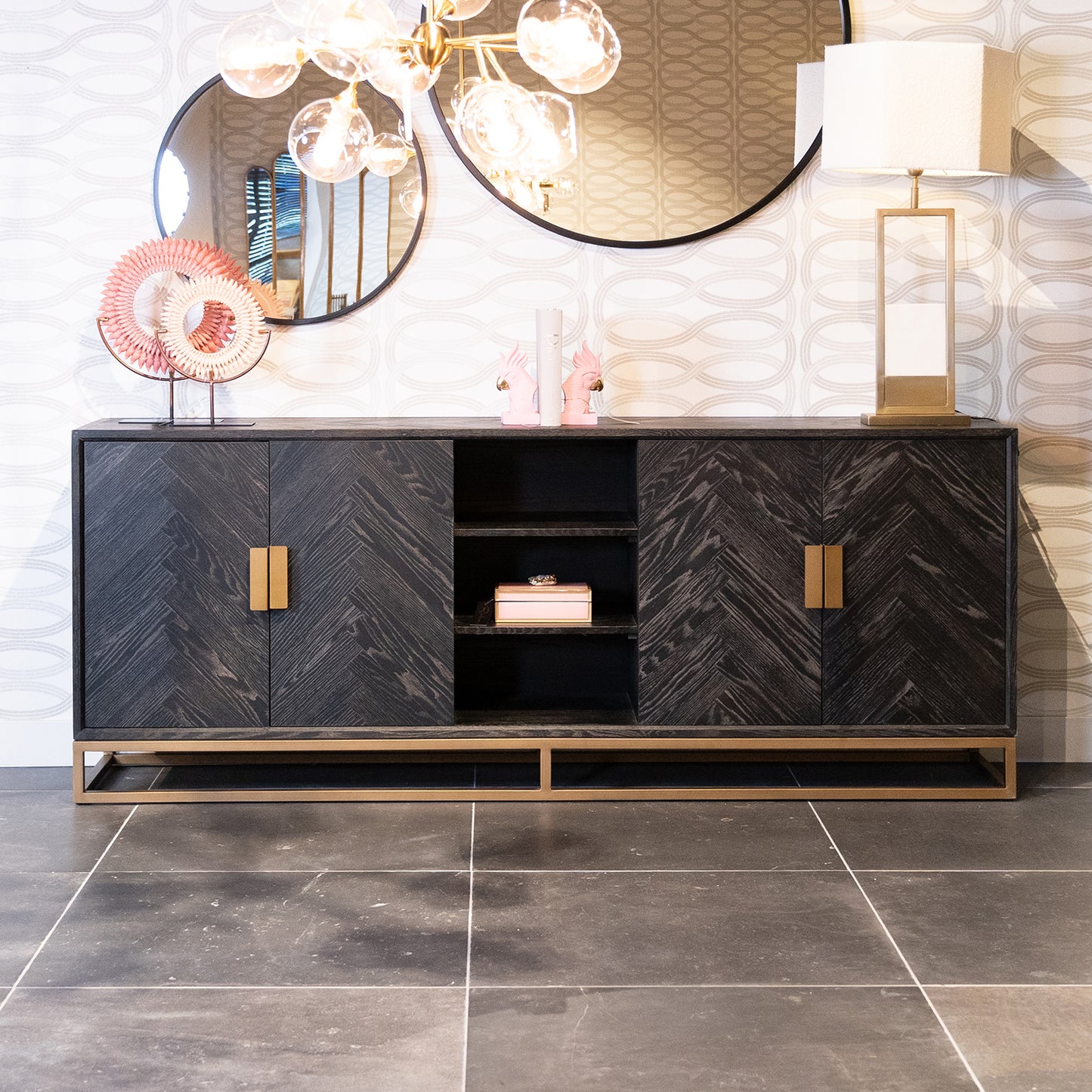 Dressoir Blackbone | Zwart Eikenhout