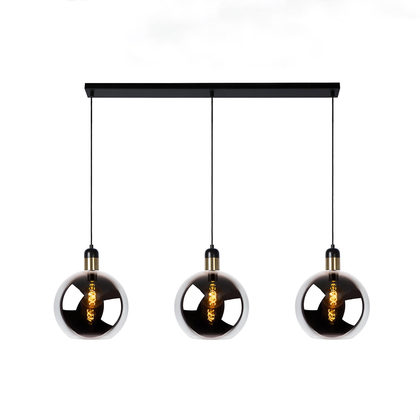 Hanglamp Julius | 3 Lampen | E27 | Fumé