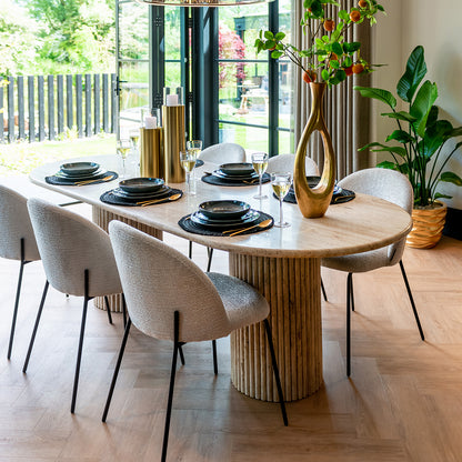 Eetkamerstoel Alyssa | Cream Fusion