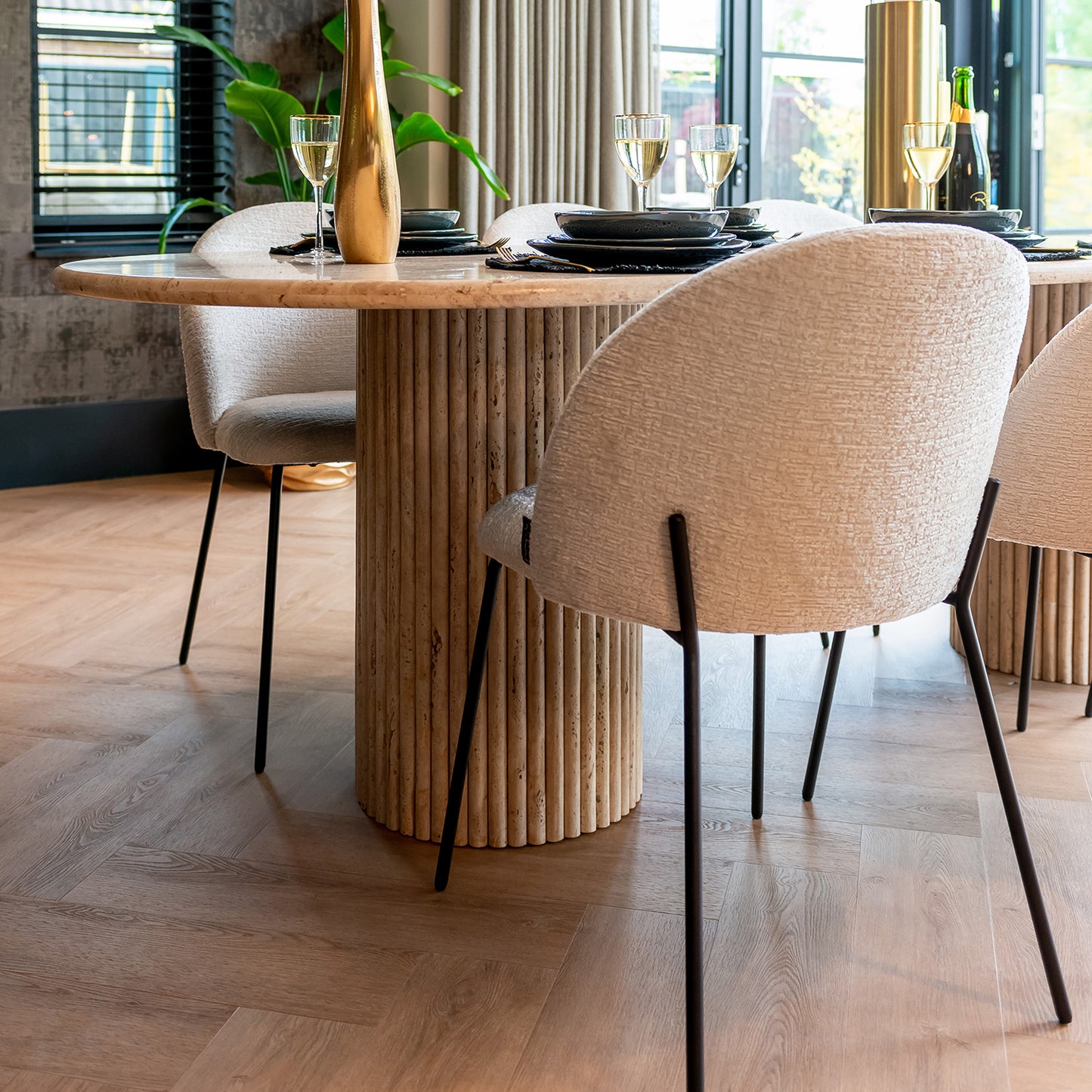 Eetkamerstoel Alyssa | Cream Fusion