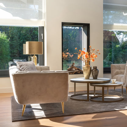 Bank Huxley | Khaki Velvet