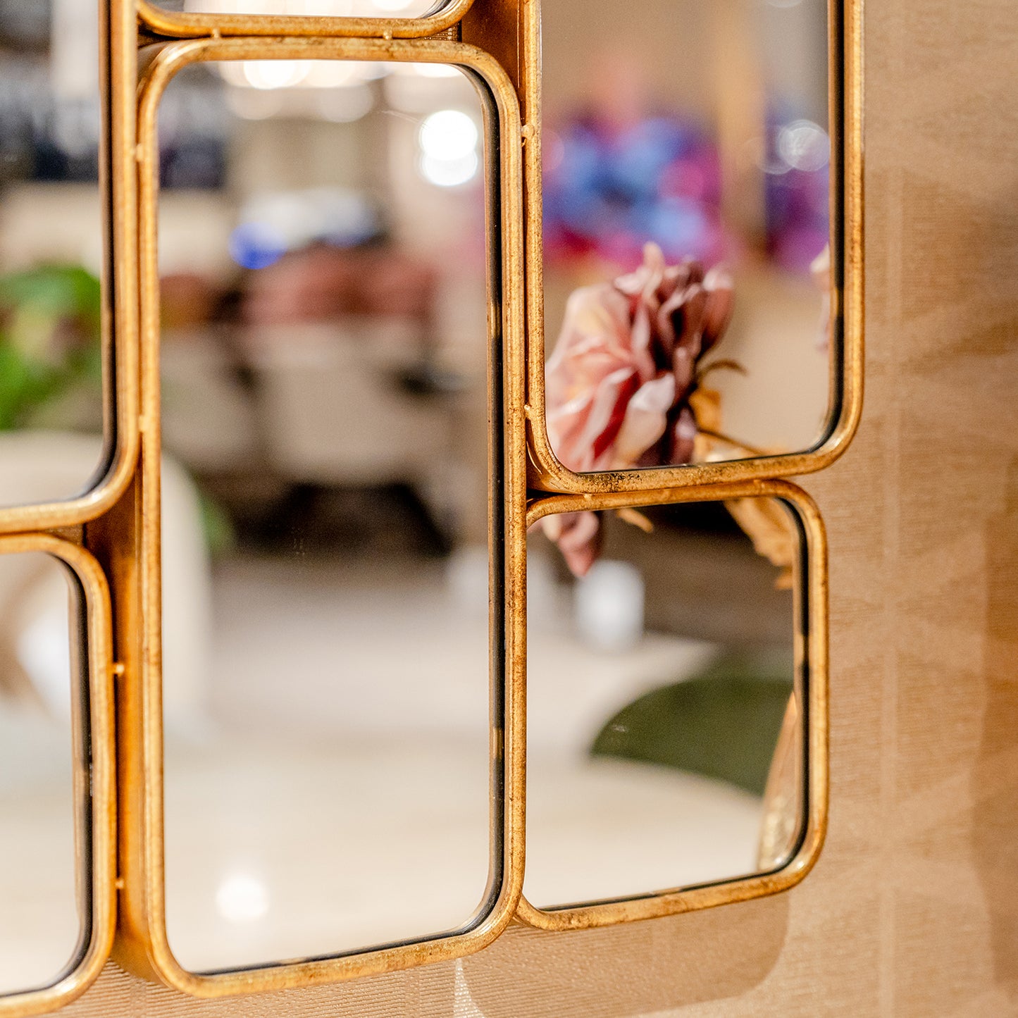 Spiegel Birche | Goud