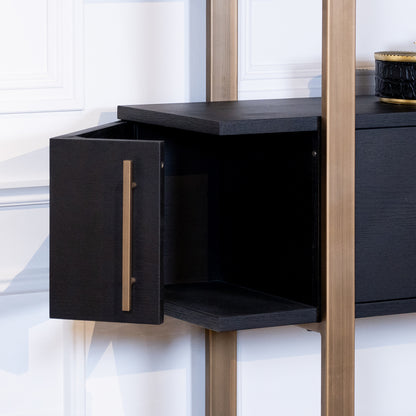 Wandkast Cambon | Bruin Eikenhout