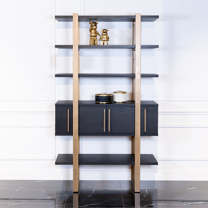 Wandkast Cambon | Bruin Eikenhout