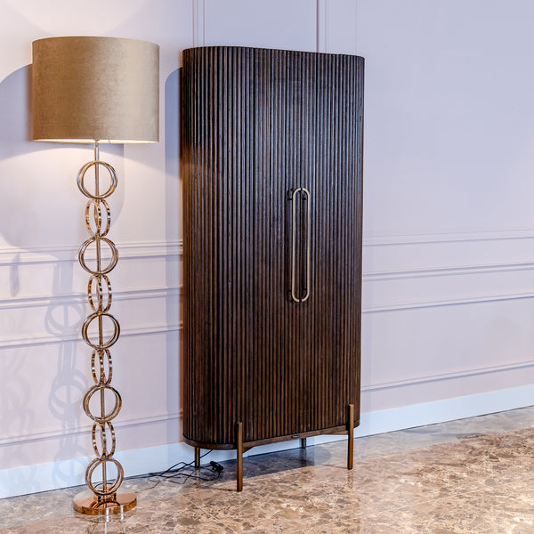 Wandkast Luxor | Bruin Eikenhout