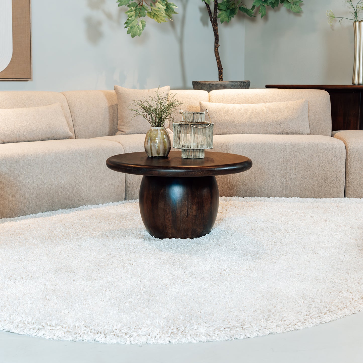 Salontafel Balloon | 75cm | Mango Walnoot