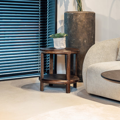 Bijzettafel Jumbo | Mangohout Walnoot