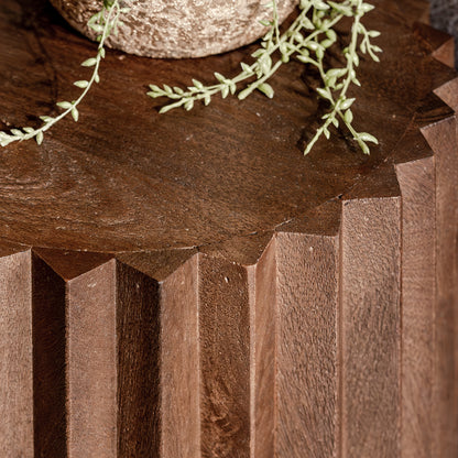 Bijzettafel Novan | Espresso Mangohout