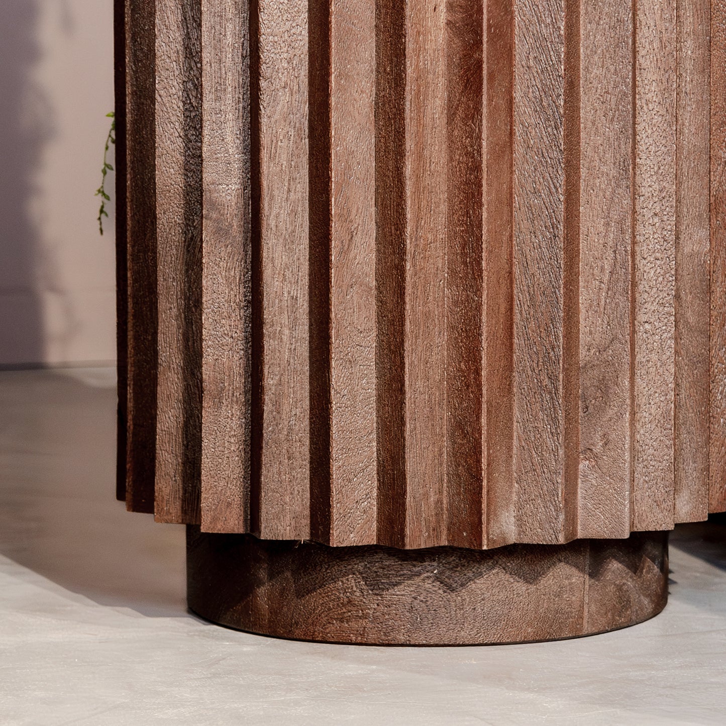 Bijzettafel Novan | Espresso Mangohout