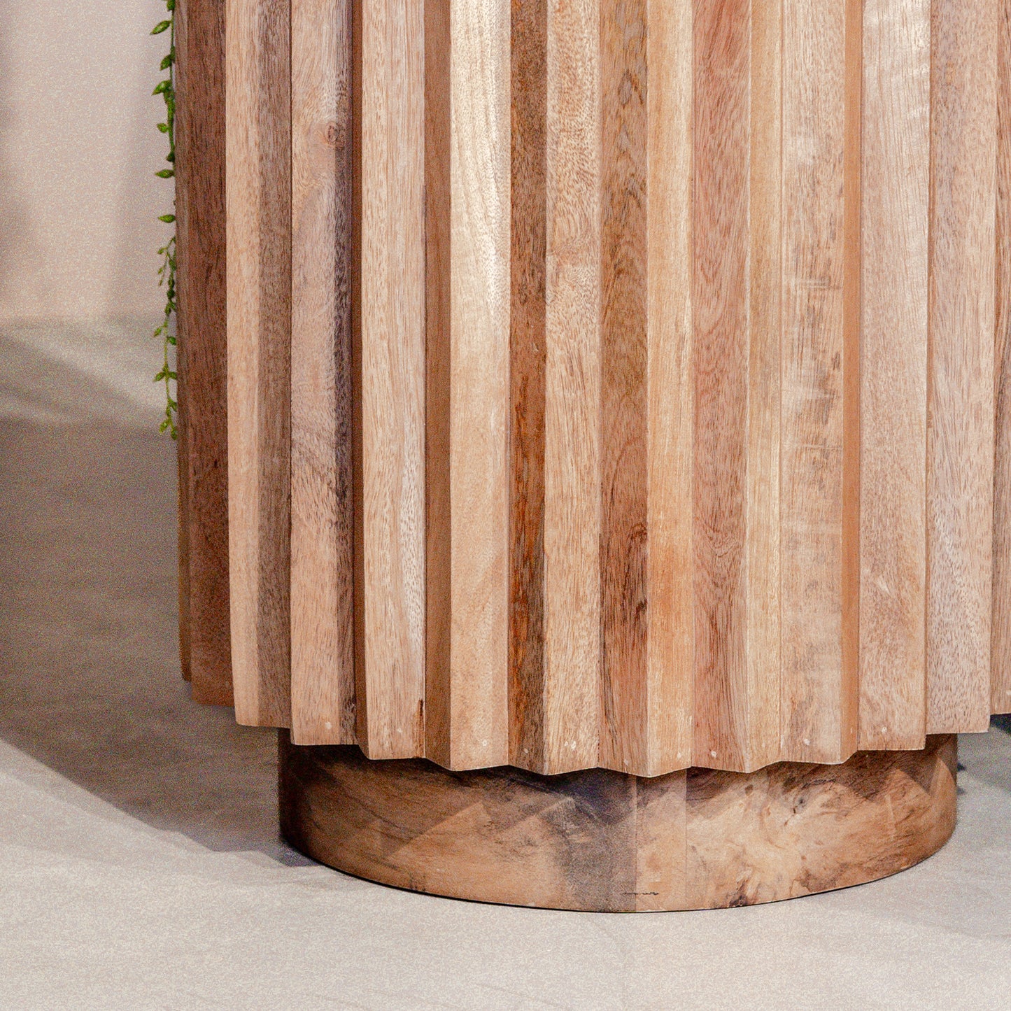 Bijzettafel Novan | Naturel Mangohout