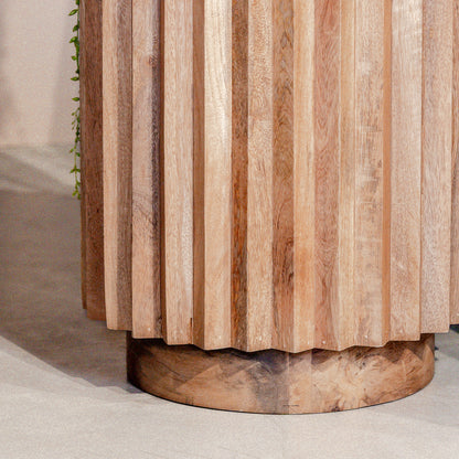 Bijzettafel Novan | Naturel Mangohout