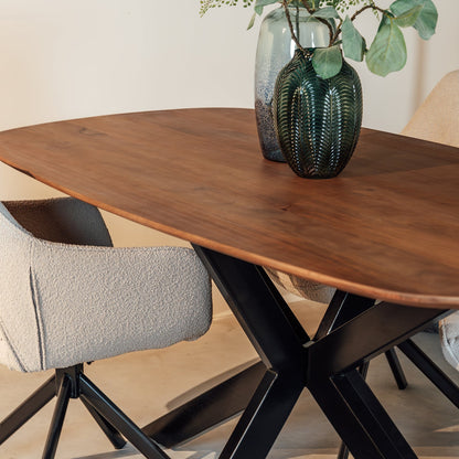 Eettafel Akagi | Deens Ovaal