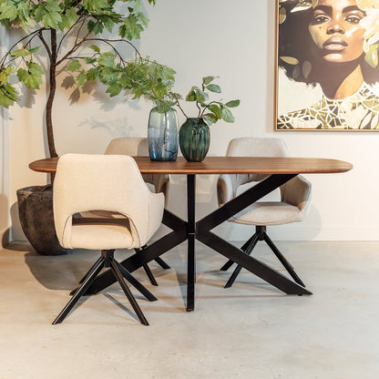 Eettafel Akagi | Deens Ovaal