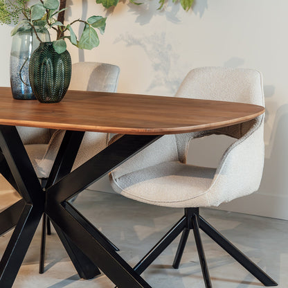Eettafel Akagi | Deens Ovaal